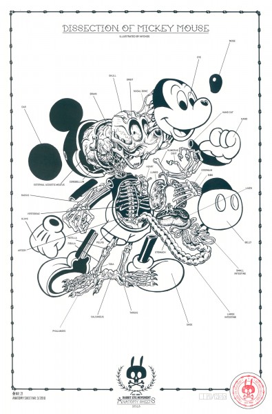 DISSECTION OF MICKEY MOUSE: ANATOMY SHEET NO. 21
